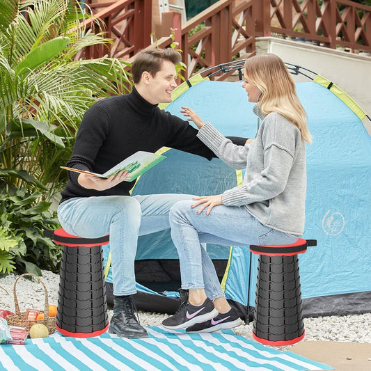 Lightweight Folding Stool – Portable & Adjustable (Pack of 2)