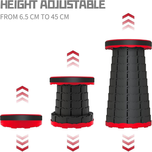 Lightweight Folding Stool – Portable & Adjustable (Pack of 2)