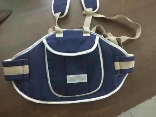 Navy blue baby safety belt with adjustable straps and secure harness design for toddlers on motorcycles or scooters