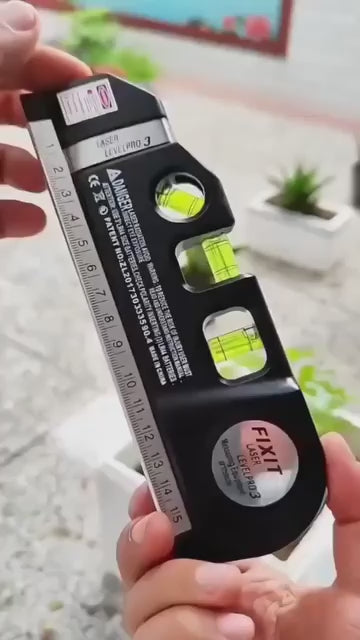 4-in-1 Laser Level Distance Meter with Tape Measure